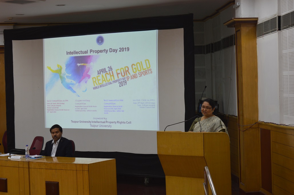 Dean Management Sciences, Prof. C. Goswami delivering the Inaugural Address